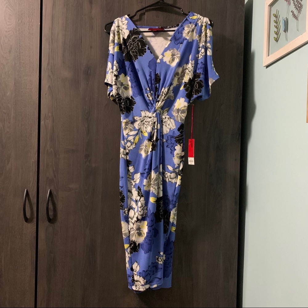 Jennifer Lopez Kimono Twist Front Dress
